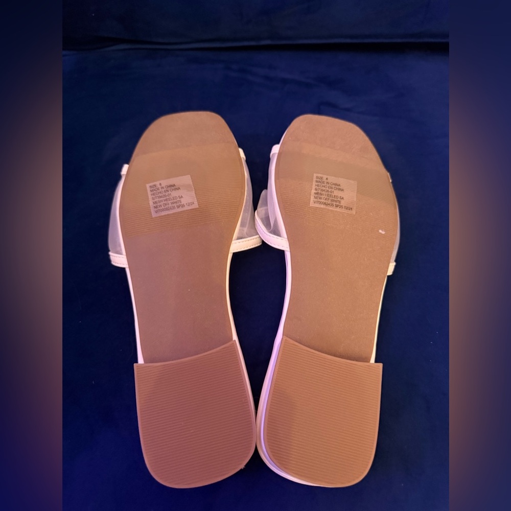 NWT GAP FACTORY Ivory Mesh Sandals - Women’s 8 - Picture 6 of 7